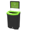 Meridian Open Aperture Recycling Bin - 110 Litre