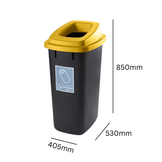 Large 90 Litre Open Top Recycling Bin