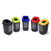 Small Open Top Recycling Bin -28 Litre