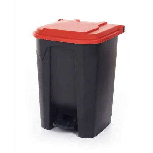 Pedal Bins with Coloured Lids 50 Litres