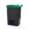 Pedal Bins with Coloured Lids 80 Litres