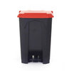 Pedal Bins with Coloured Lids 80 Litres