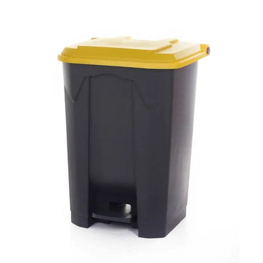 Pedal Bins with Coloured Lids 80 Litres