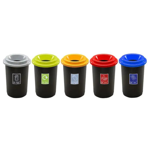 Round Open Top Recycling Bin - 50 Litre