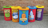 Popular Character Recycling Bins - 42 Litre