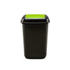 Plastic Push Lid Recycling Bin - 12 litre