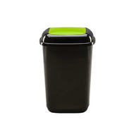 Plastic Push Lid Recycling Bin - 28 litre