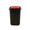 Plastic Push Lid Recycling Bin - 12 litre