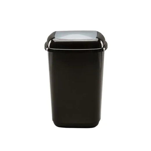 Plastic Push Lid Recycling Bin - 12 litre