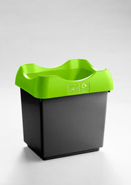 30 Litre Recycling Bin with Colour Coded Lids