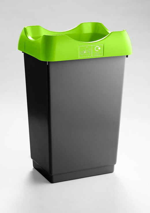 50 Litre Recycling Bin with Colour Coded Lids