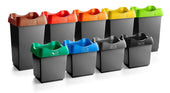 30 Litre Recycling Bin with Colour Coded Lids