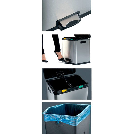 Eko Rejoice 2x12 Litres Recycling Bin