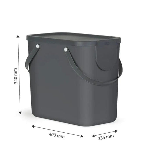 Slim Profile Stackable Recycling Container - 25 Litre