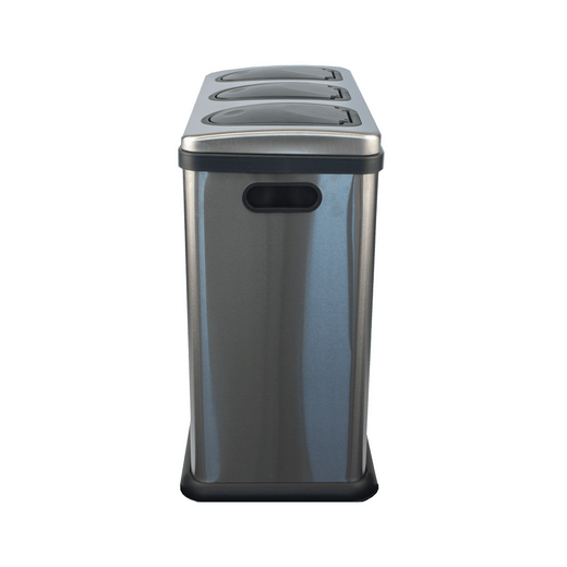 Push Lid Triple Recycling Station - 3 x 20L