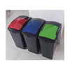 40 Litre Slimline Recycling Bin with Sticker