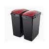 40 Litre Slimline Recycling Bin with Sticker