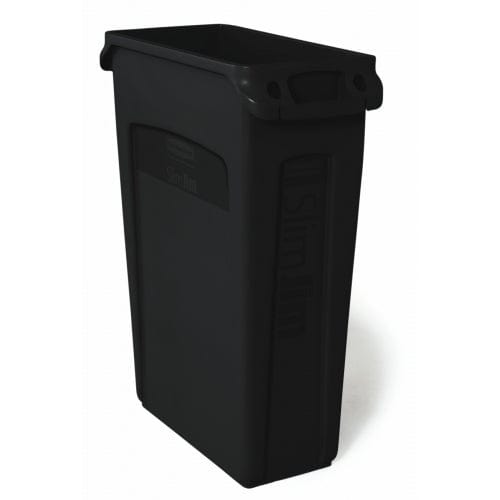 Slim Jim Waste Container with Venting Channels 60.5 Litres