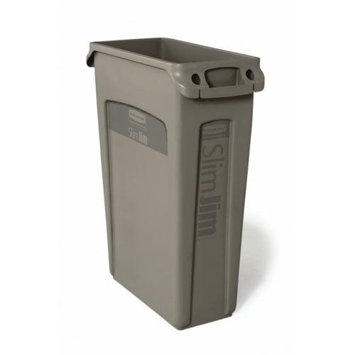 Slim Jim Waste Container with Venting Channels - 87 Litres