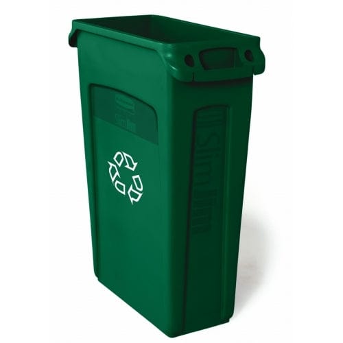 Slim Jim Waste Container with Venting Channels 60.5 Litres