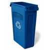 Slim Jim Waste Container with Venting Channels 60.5 Litres