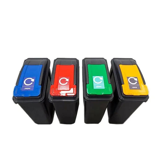 25 Litre Recycling Bin and Lid with Recycling Sticker